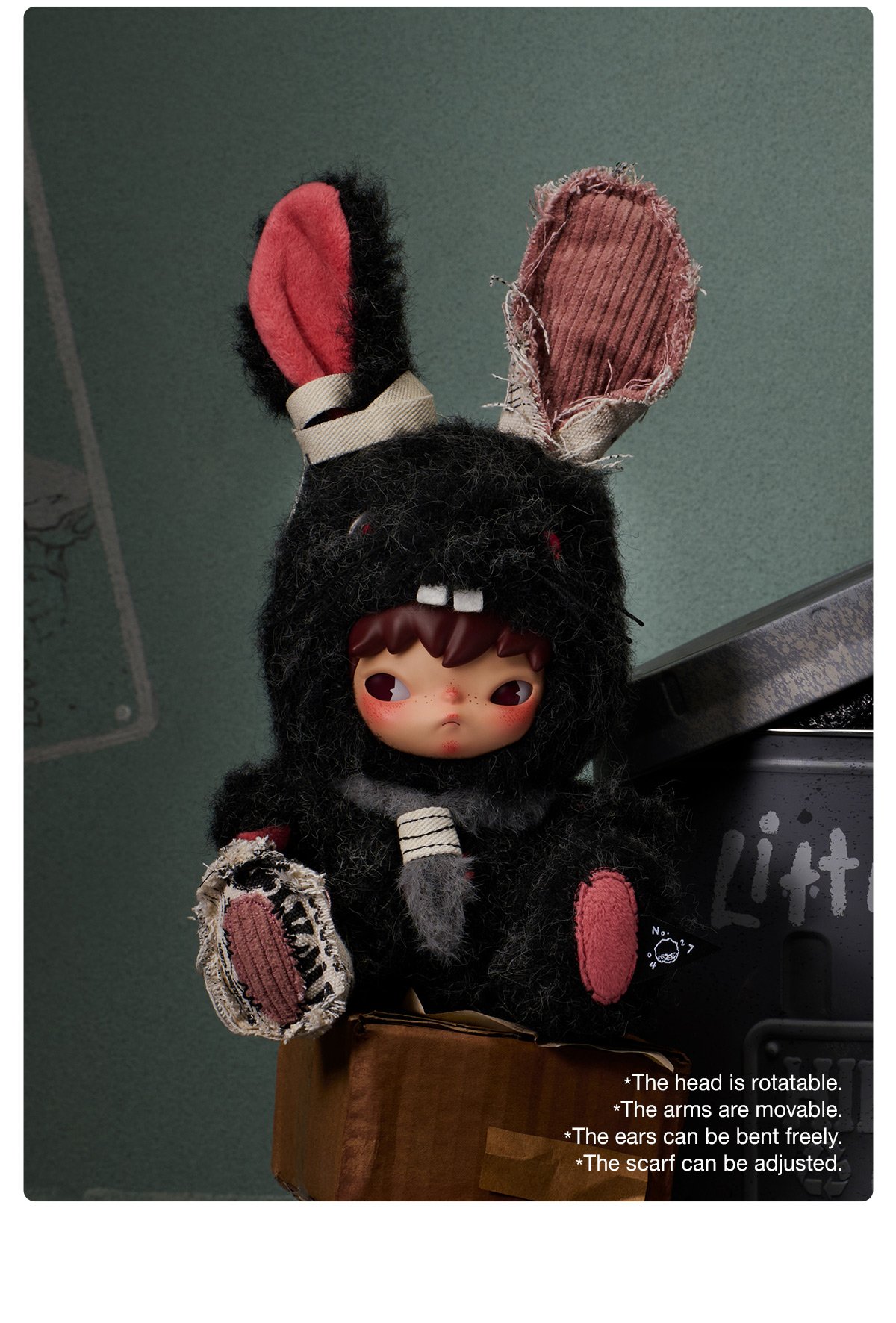 Hirono Little Hare Plush Doll Pendant - POP MART Official