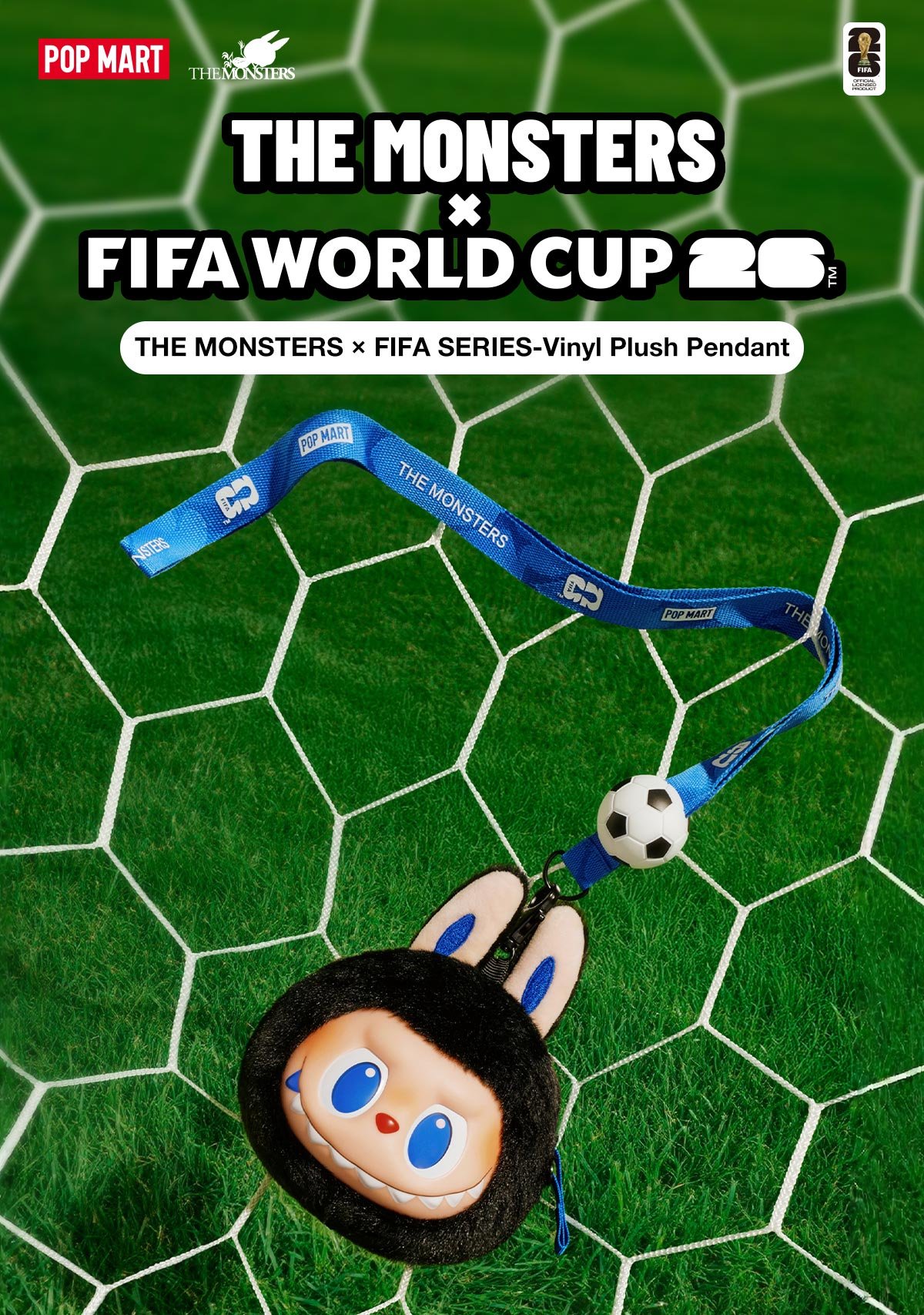THE MONSTERS × FIFA SERIES-Vinyl Plush Pendant - POP MART Official