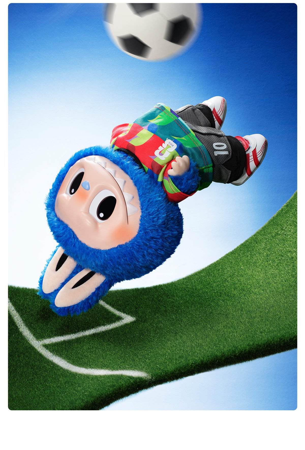 THE MONSTERS × FIFA SERIES-Catch the Win Vinyl Plush Doll | POP