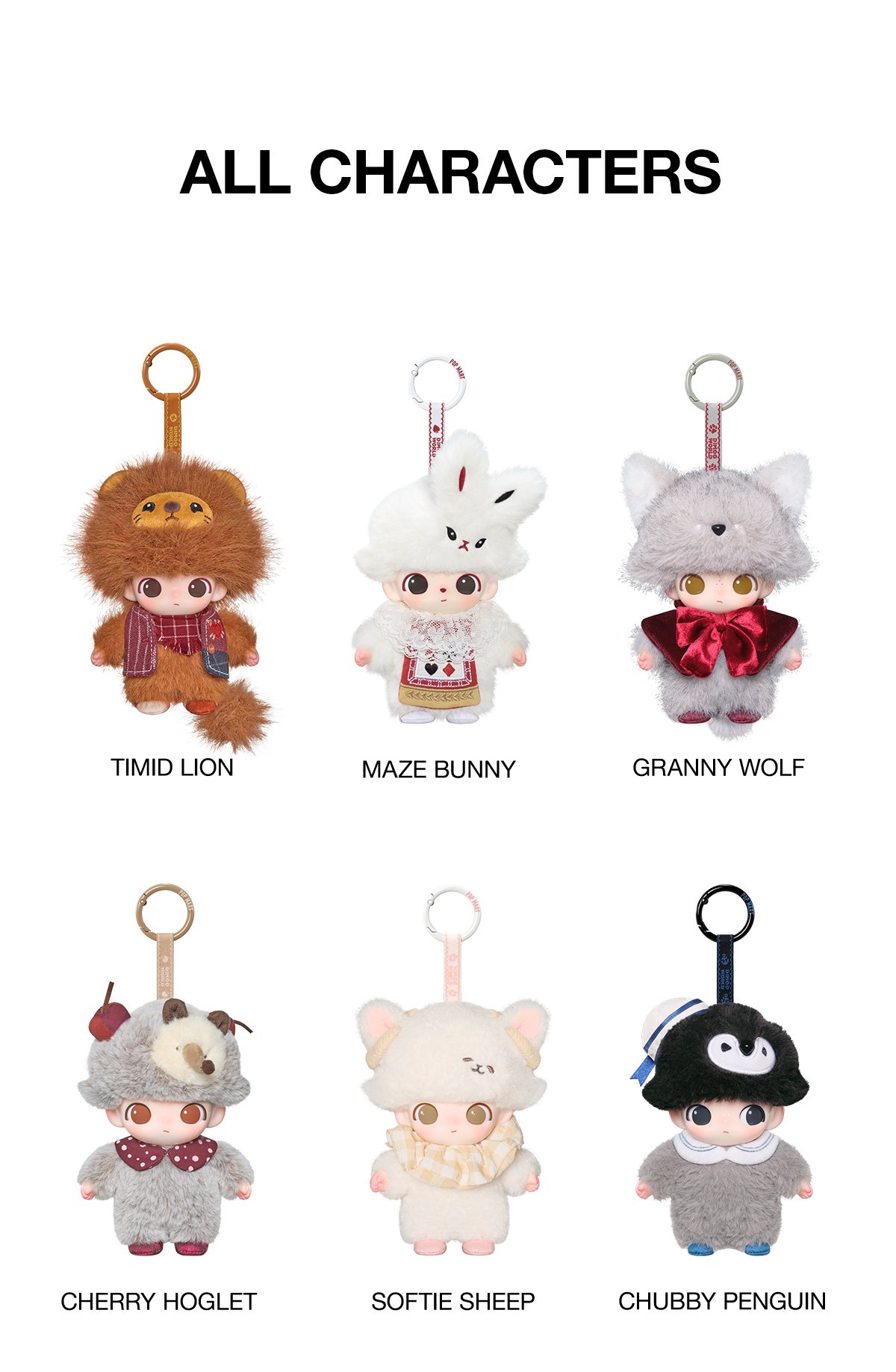 DIMOO The Secret Theatre Club Series-Vinyl Plush Pendant Blind Box