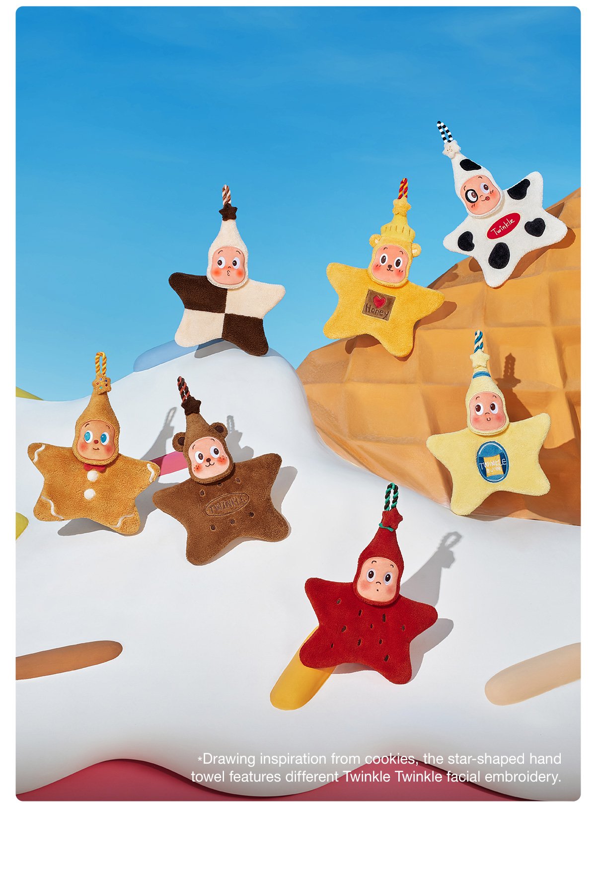 Twinkle Twinkle MOON GELATO Series-Hand Towel Blind Box - POP MART