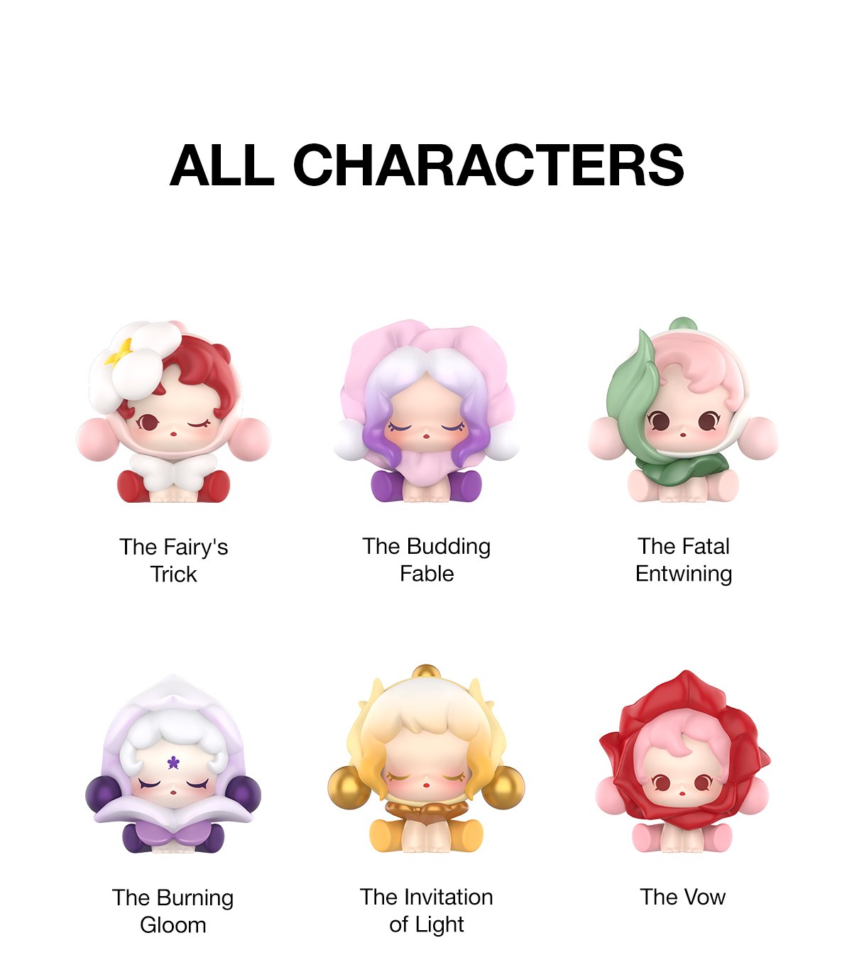 POP BEAN SKULLPANDA Petals in Four Acts Series | POP MART Official