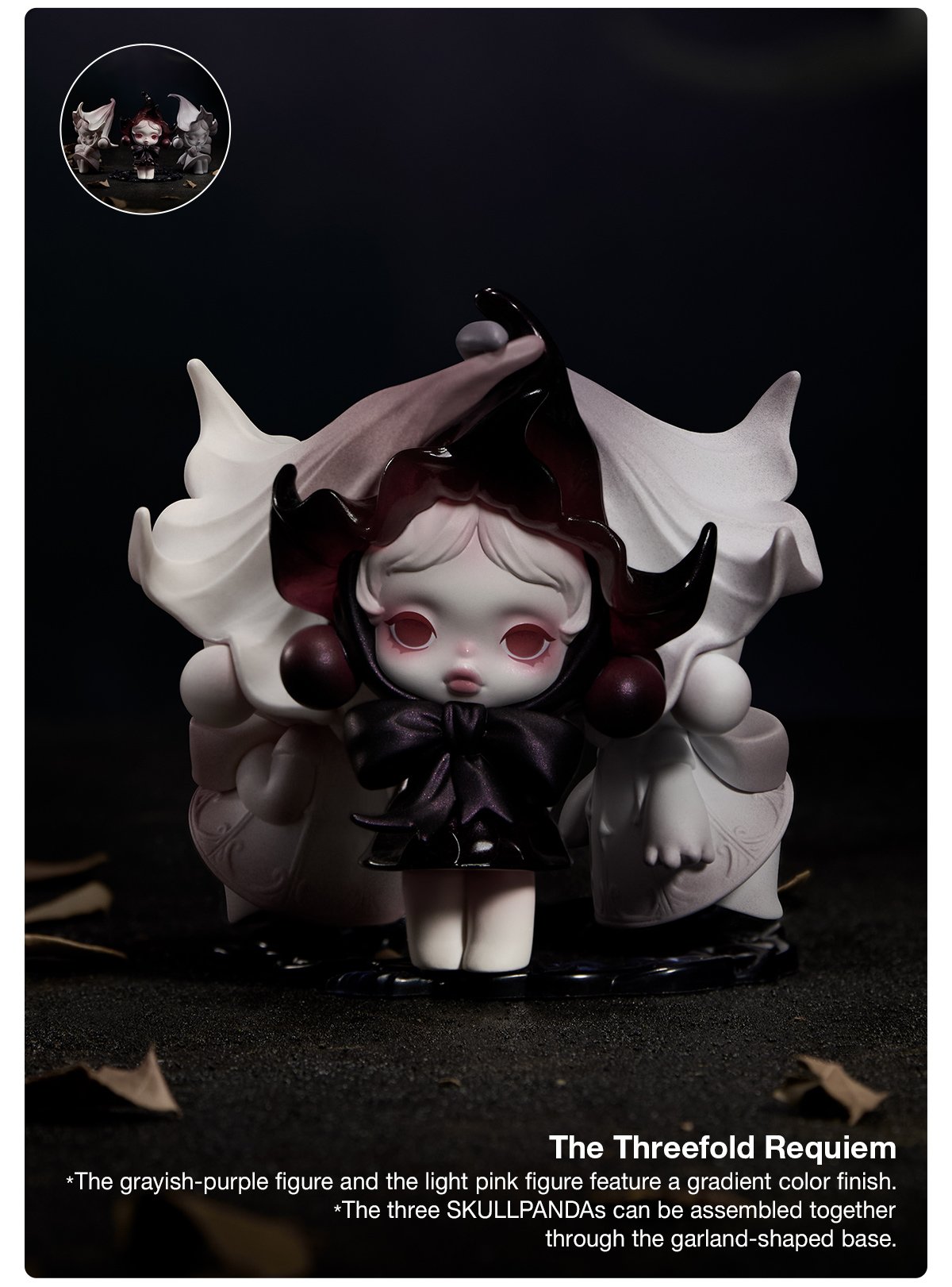 SKULLPANDA Petals in Four Acts Series Figures - POP MART Official