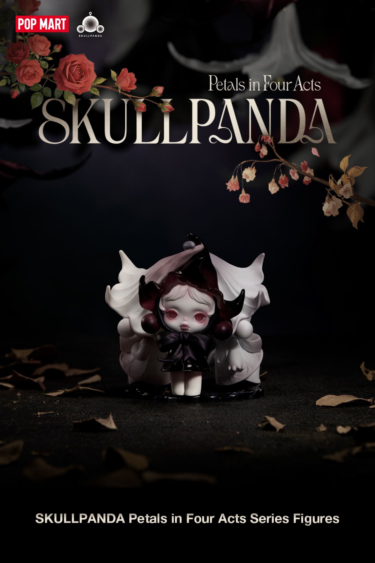 SKULLPANDA Petals in Four Acts Series Figures - POP MART Official