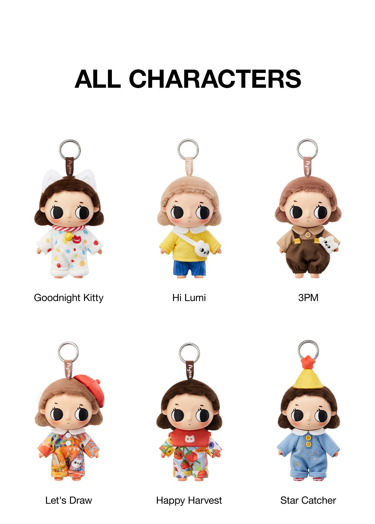 Nyota Where Moments Meet Series Plush Doll Pendant Blind Box - POP