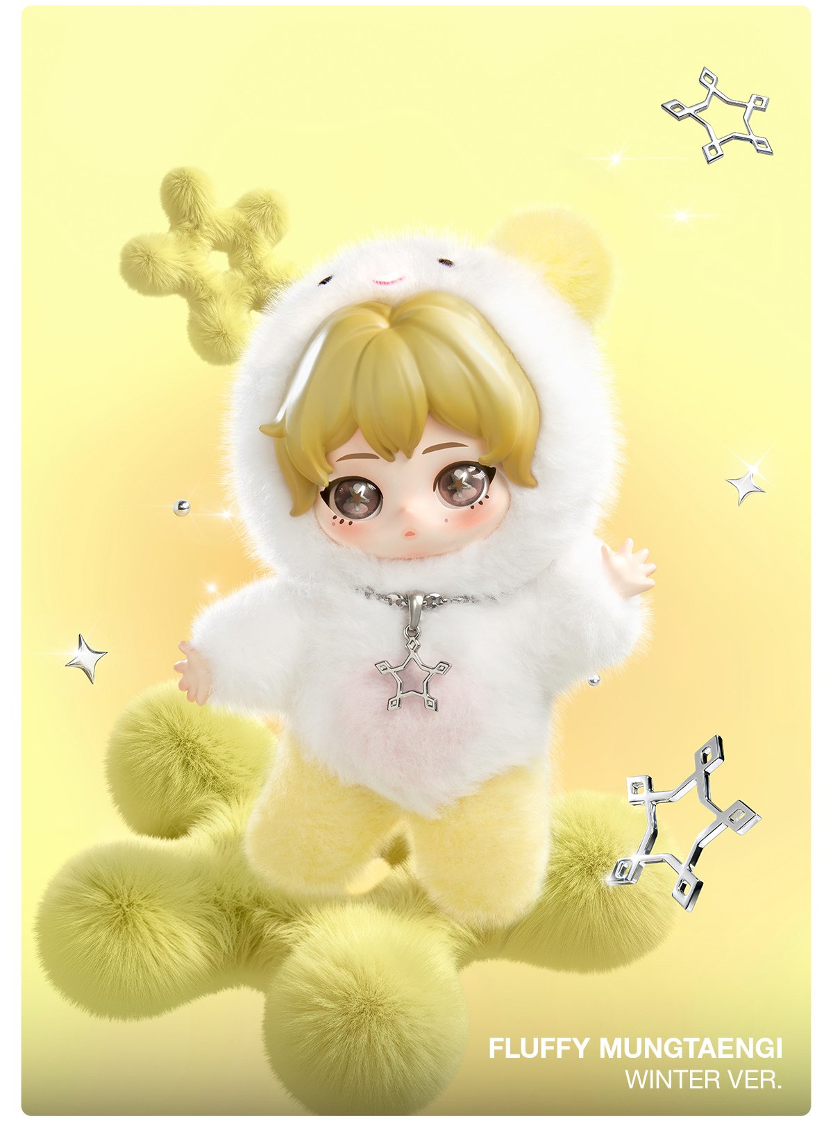aespa Fluffy Club Series Vinyl Plush Doll Pendant - POP MART Official