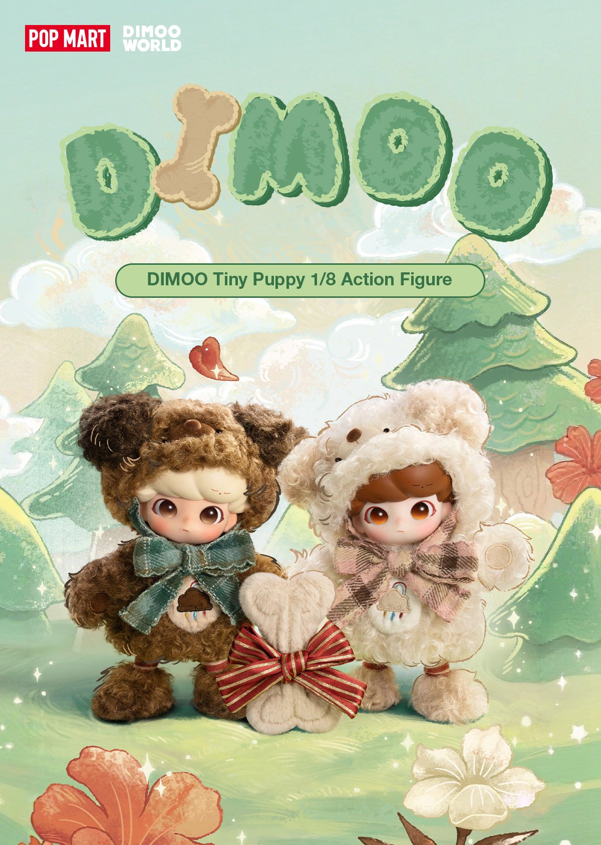 DIMOO Tiny Puppy 1/8 Action Figure - POP MART Official