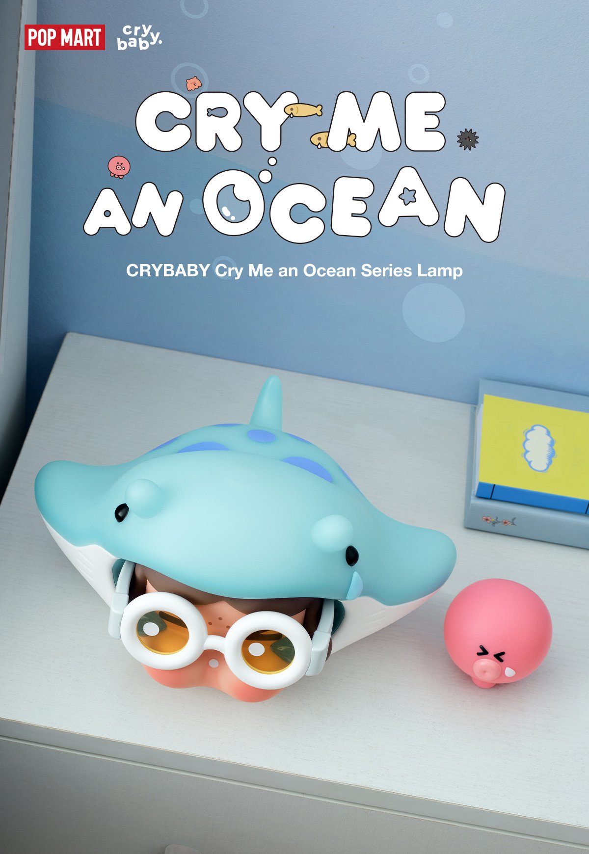 CRYBABY Cry Me an Ocean Series Lamp - POP MART Official