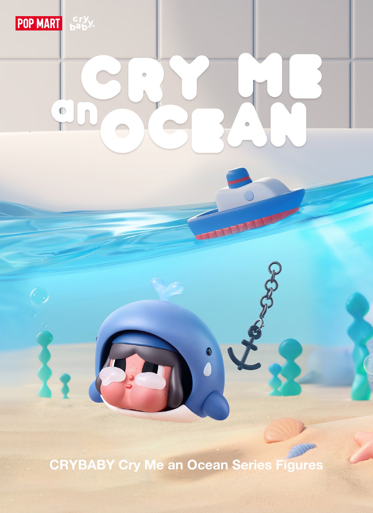 CRYBABY Cry Me an Ocean Series Figures - POP MART Official