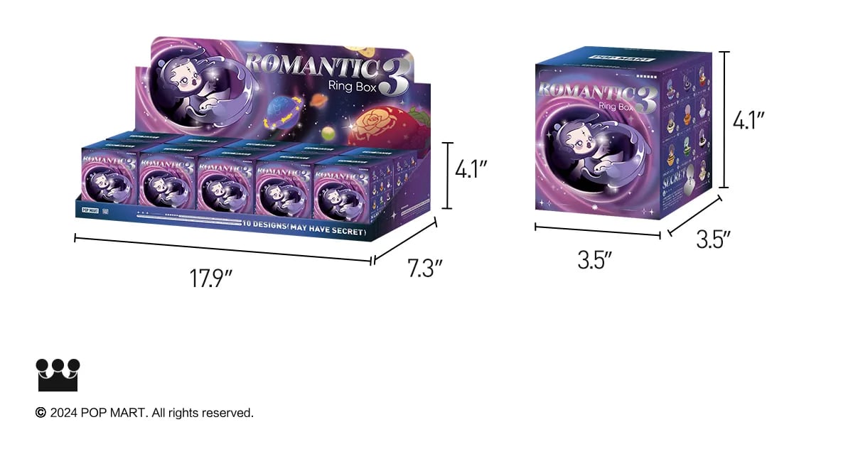 Romantic Ring Box Series 3 Scene Sets - POP MART Official