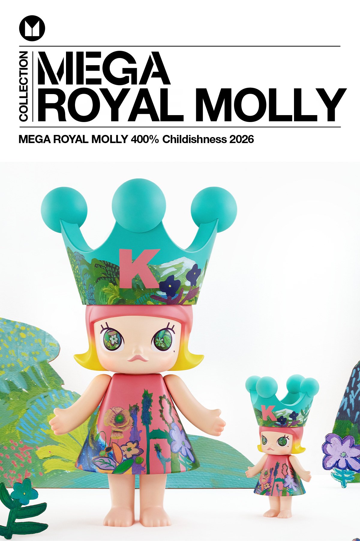 MEGA ROYAL MOLLY 400% Childishness 2026 - POP MART Official