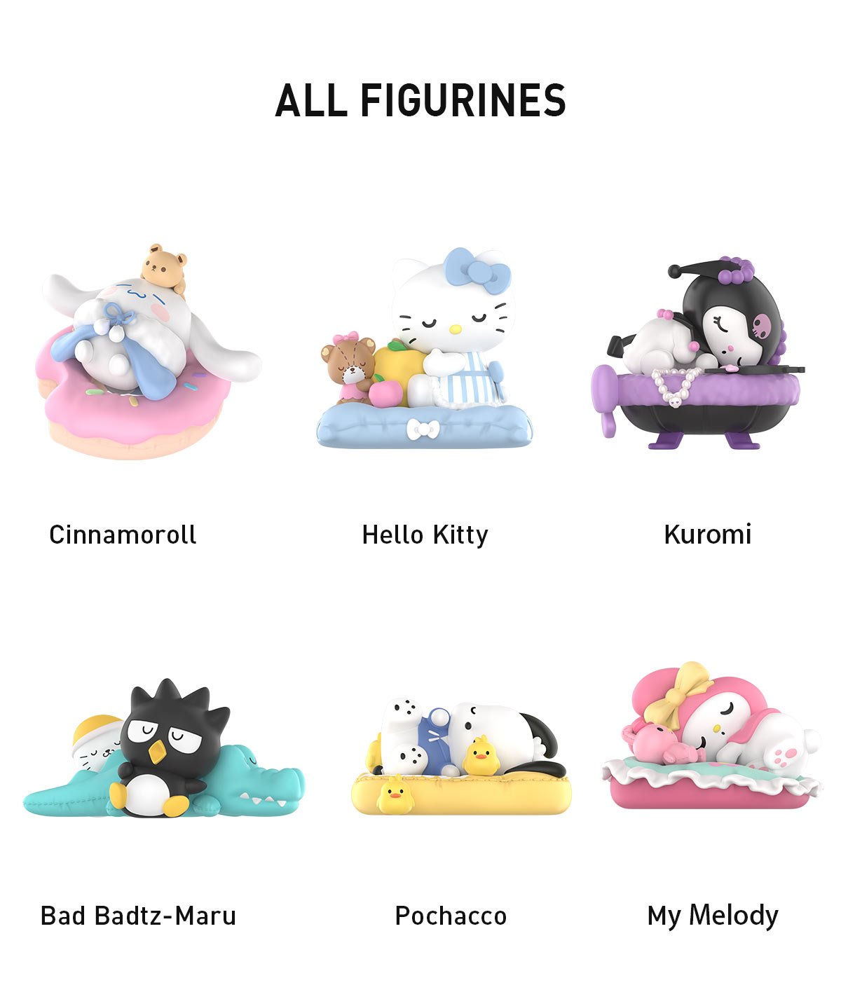 Sanrio Characters Fall Asleep series | POP MART Official