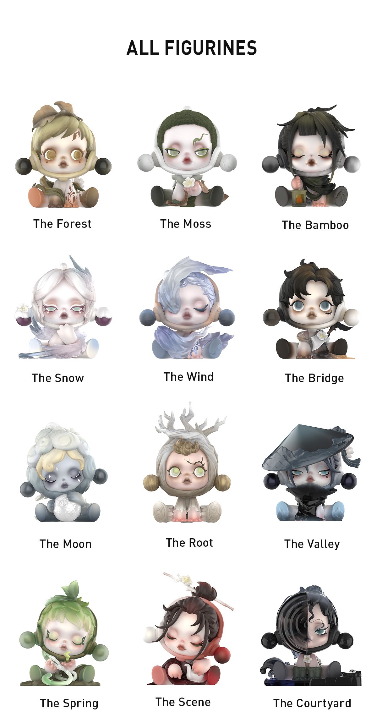 ゲームキャラクター POPMART SKULLPANDA The Ink Plum Blossom SKULLPANDA The Ink Plum Blossom Series Figures | POP MART Official