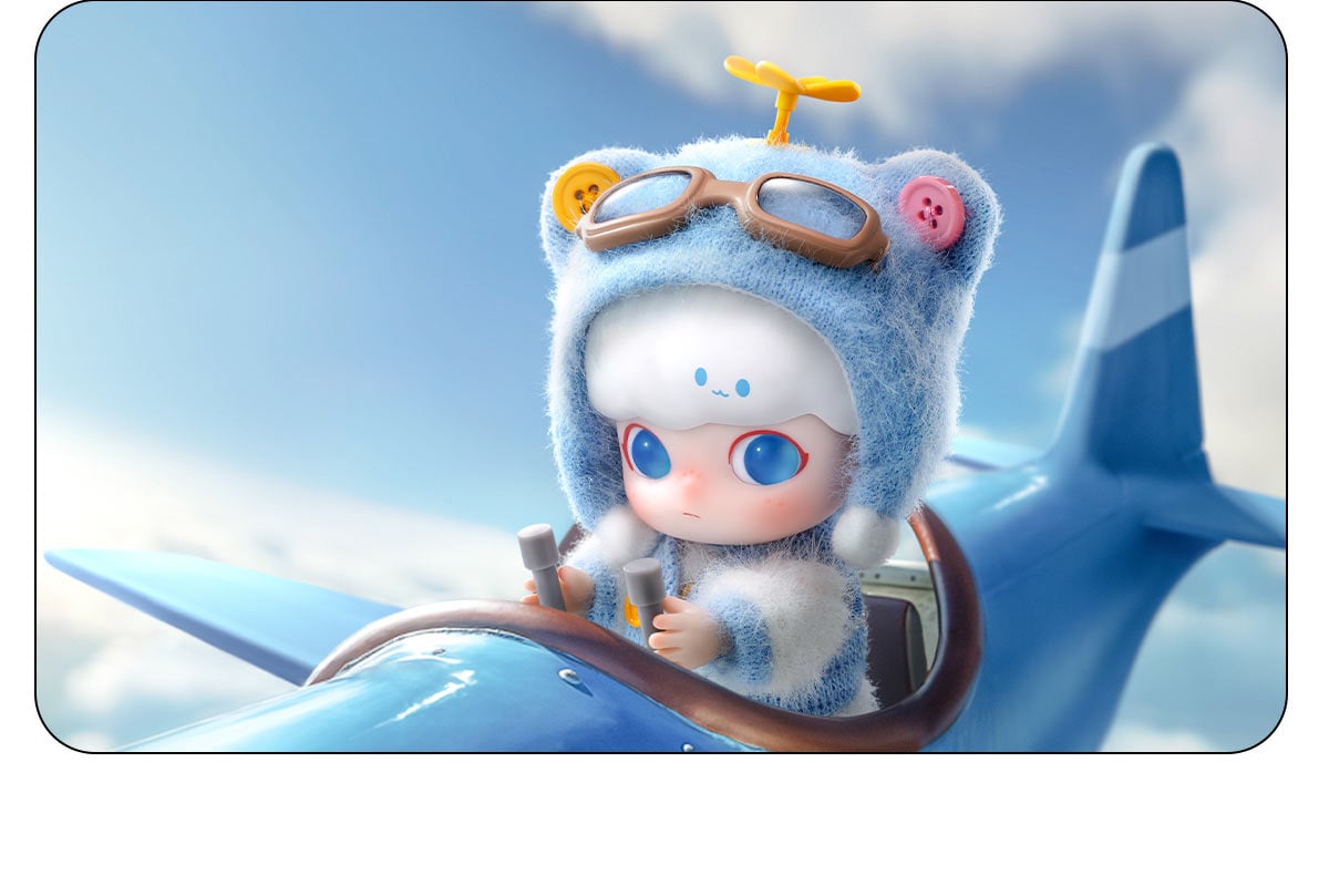 DIMOO Pilot Bear Action Figure | POP MART Official