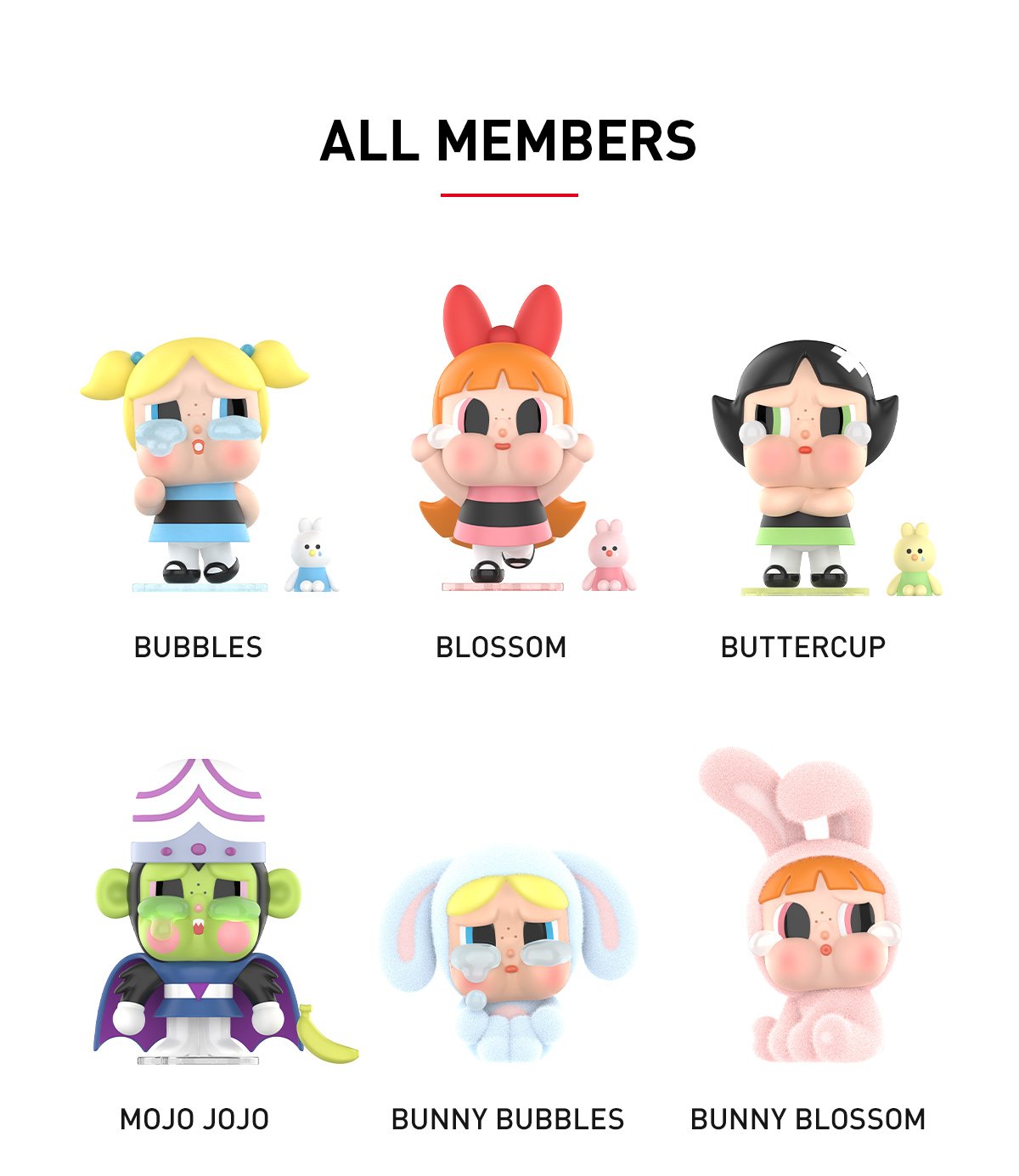 CRYBABY × Powerpuff Girls Series Figures | POP MART Official