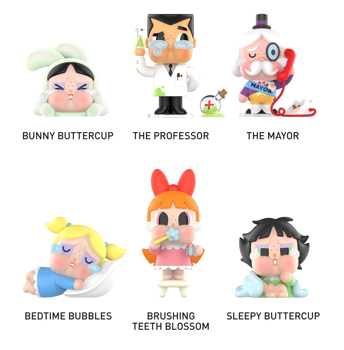 CRYBABY × Powerpuff Girls Series Figures | POP MART Official