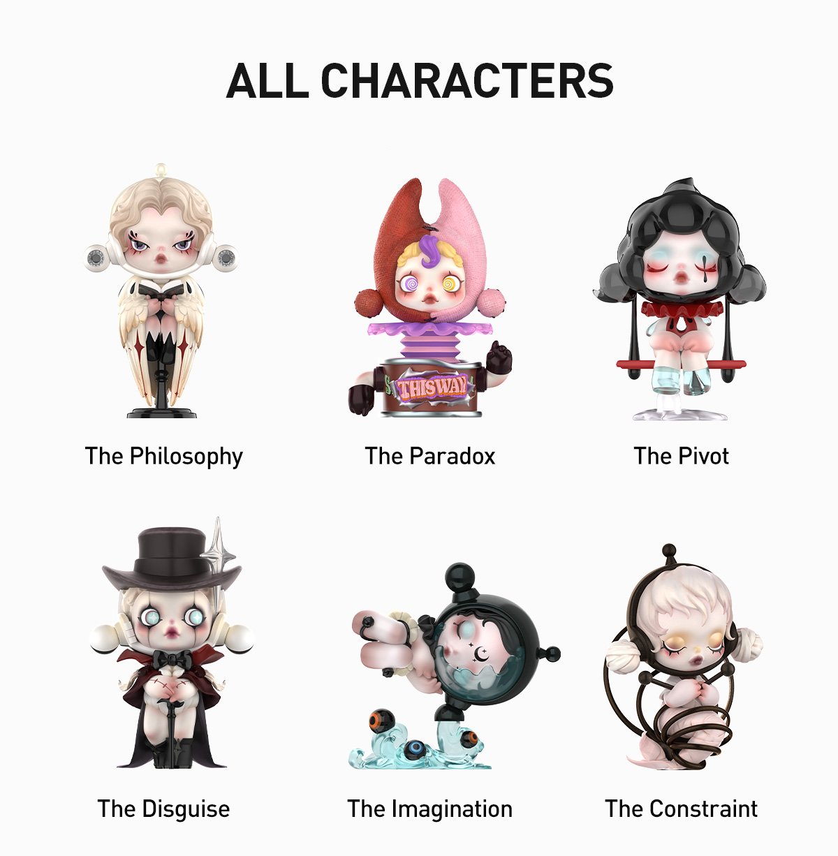 SKULLPANDA Image Of Reality Series Figures | POP MART Official