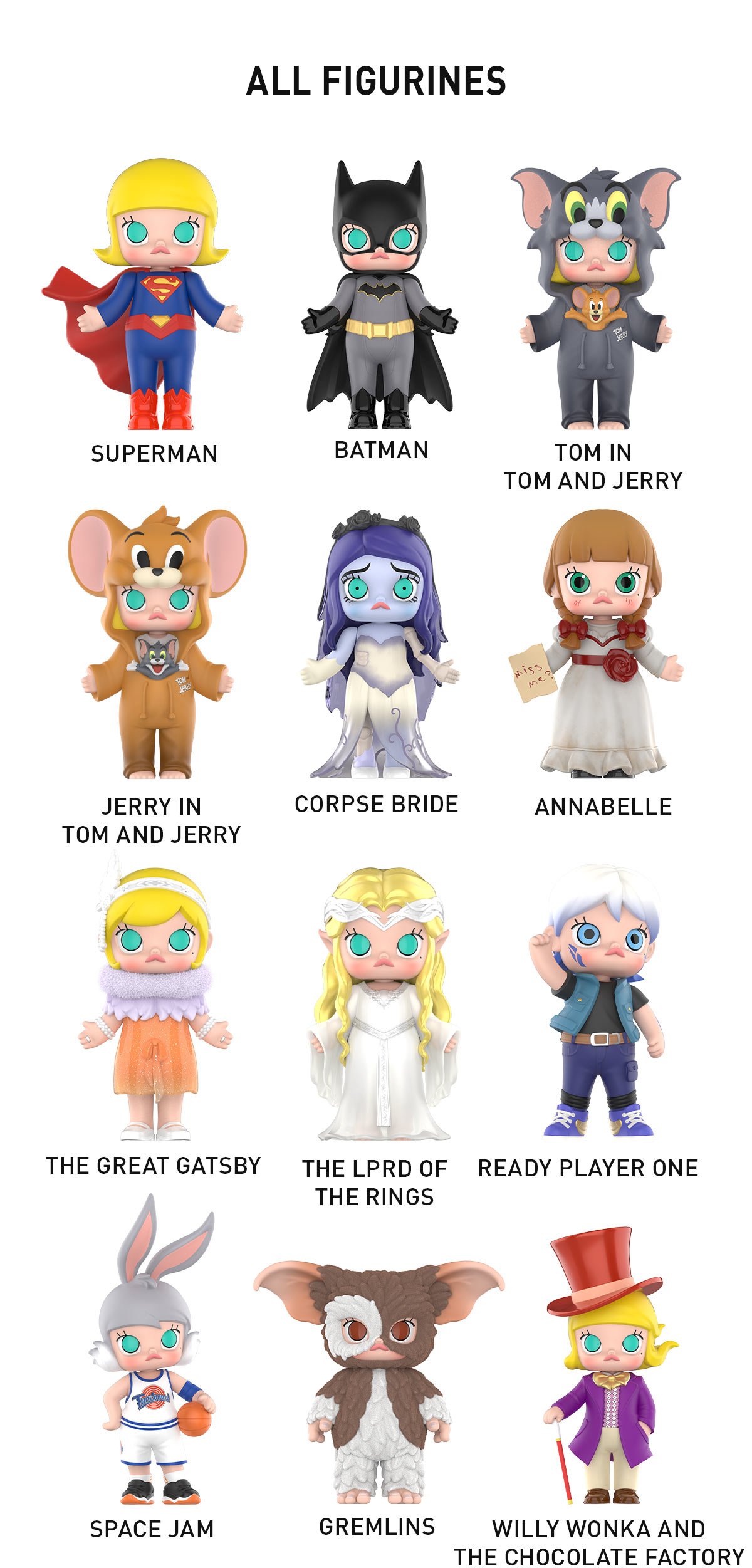 Molly x Warner Bros. 100th Anniversary Series | POP MART Official