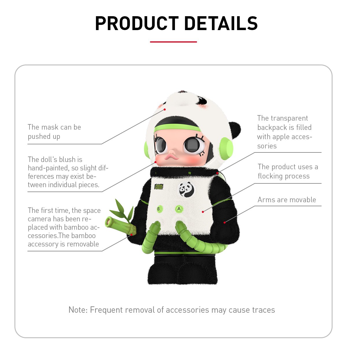 MEGA SPACE MOLLY 400% PANDA - POP MART Official