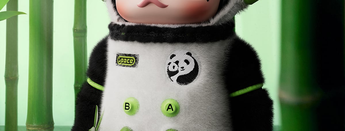 MEGA SPACE MOLLY 400% PANDA - POP MART Official