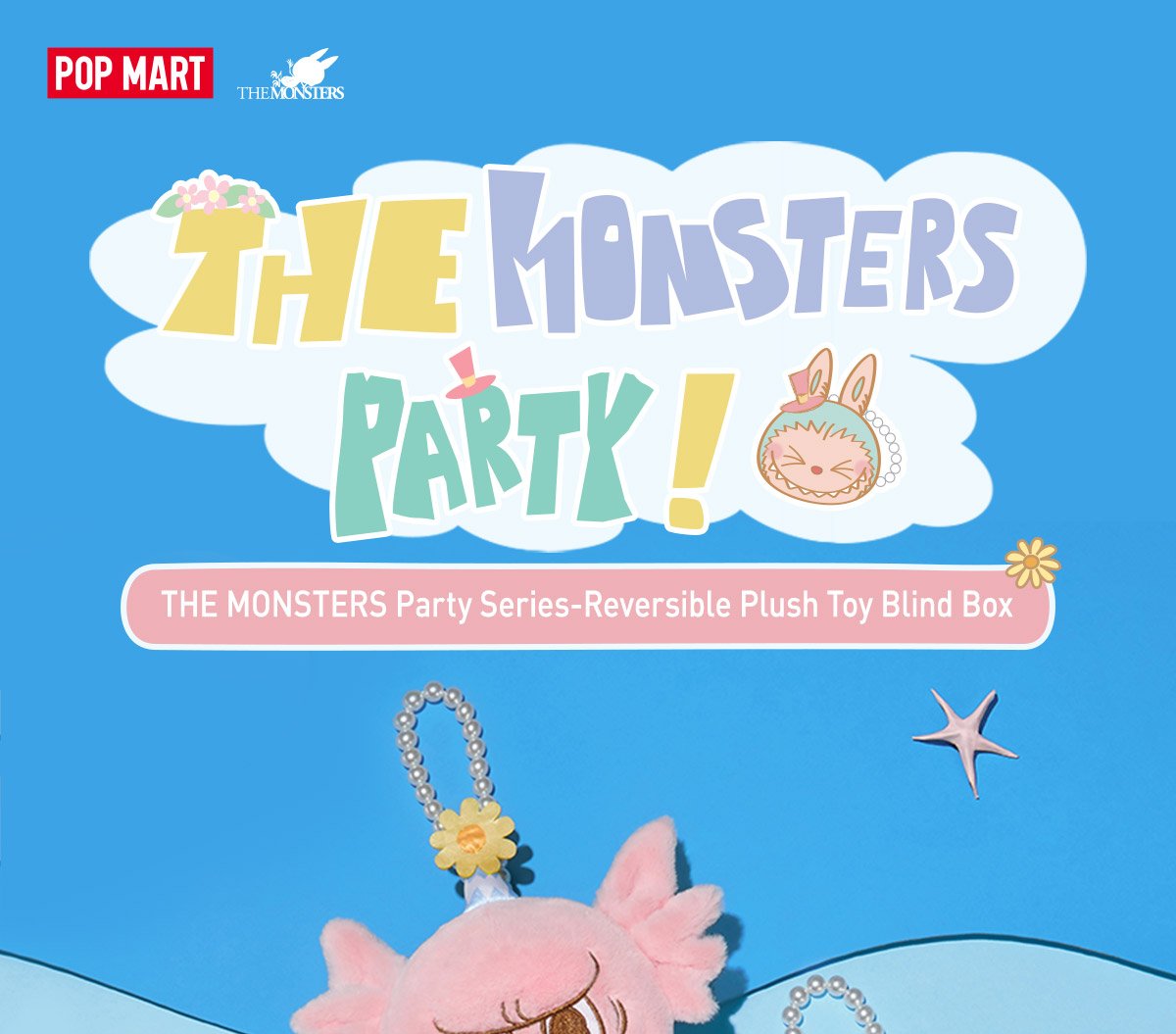 THE MONSTERS Party Series-Reversible Plush | POP MART Official
