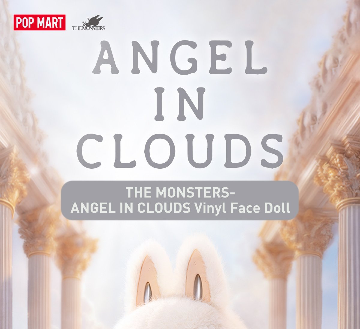 THE MONSTERS - ANGEL IN CLOUDS Vinyl Face Doll | POP MART Official