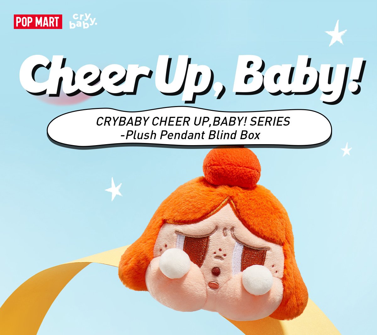 CRYBABY CHEER UP, BABY! SERIES-Plush Pendant Blind Box | POP MART