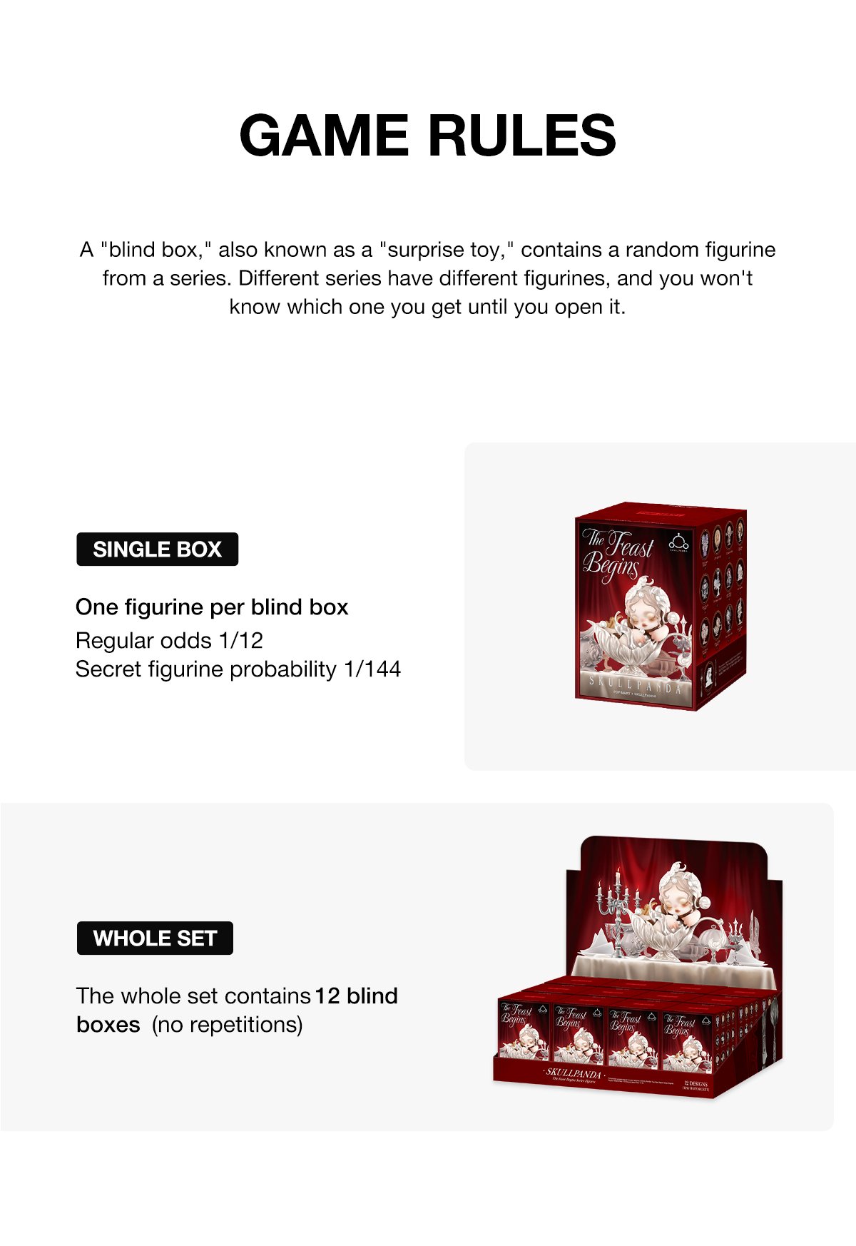 SKULLPANDA The Feast Begins Series Figures | POP MART Official