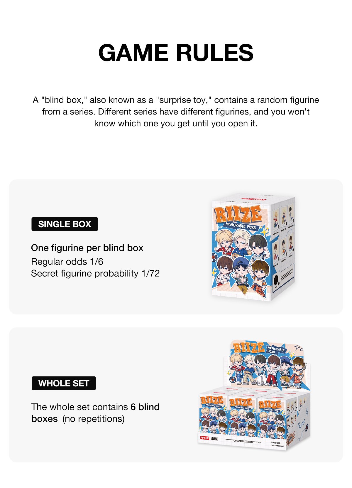 RIIZE Memorable Picks Series Figures