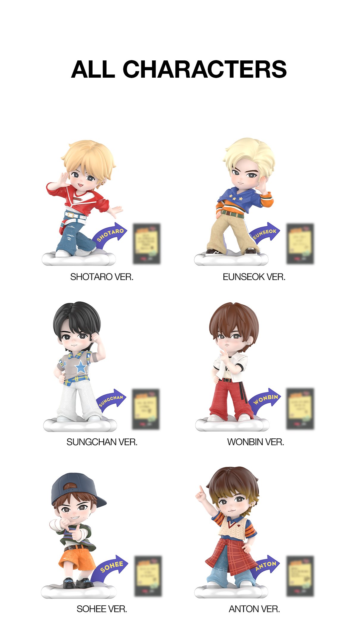 RIIZE Memorable Picks Series Figures