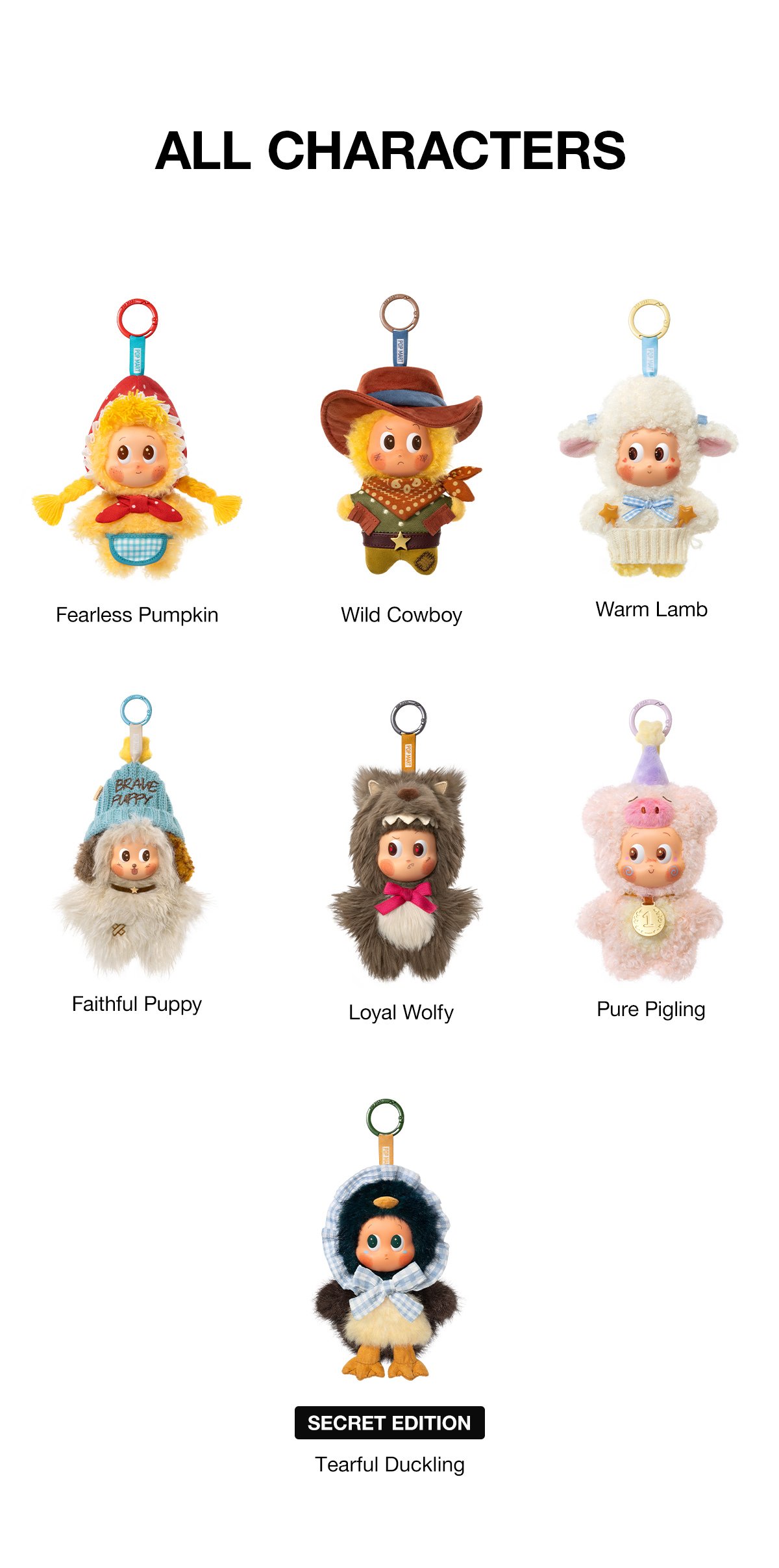 Twinkle Twinkle Farm Tales Series-Vinyl Plush Pendant Blind Box