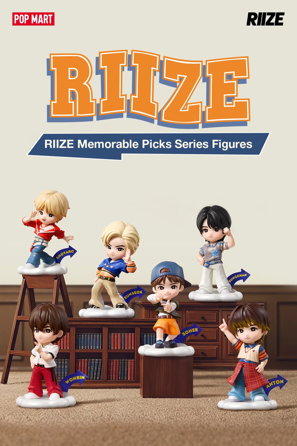 POP MART RIIZE Memorable Picks アソートBOX RIIZE Memorable Picks Series Figures