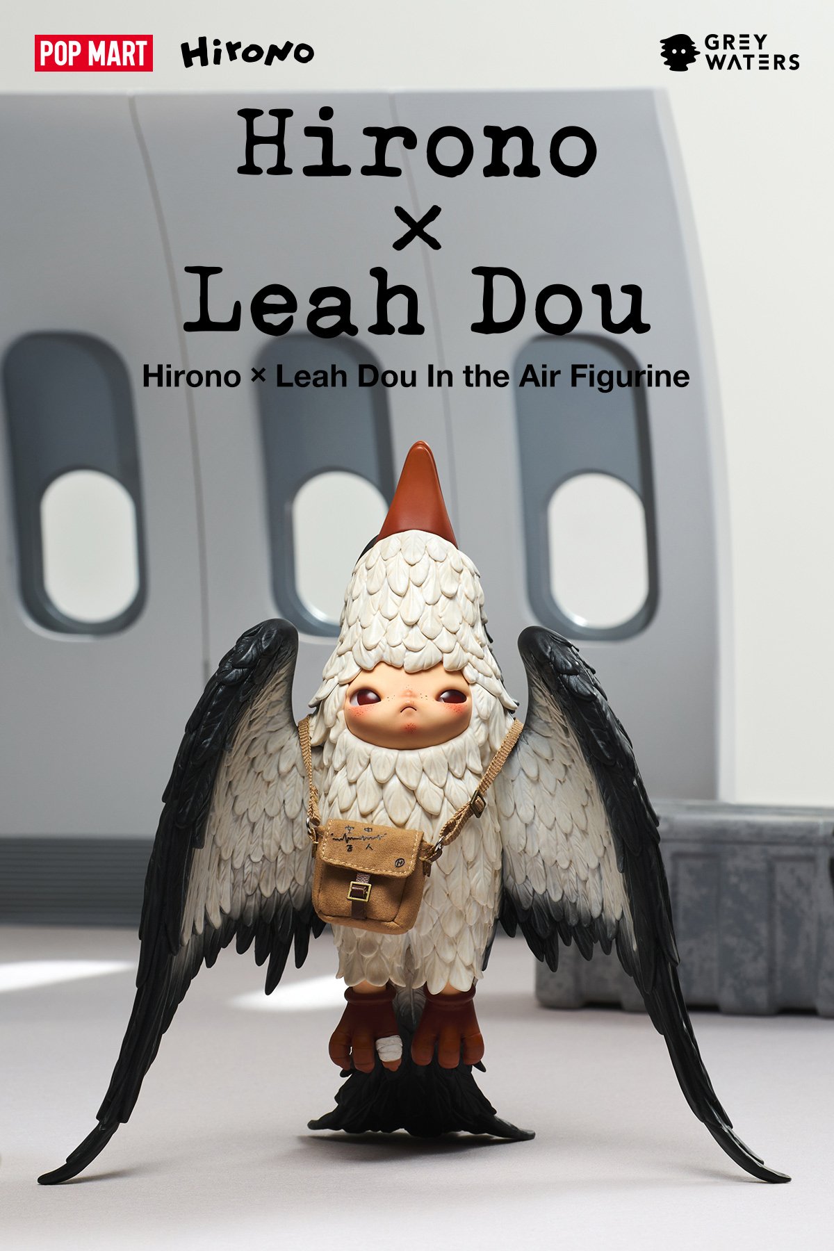 Hirono × Leah Dou In the Air Figurine - POP MART Official