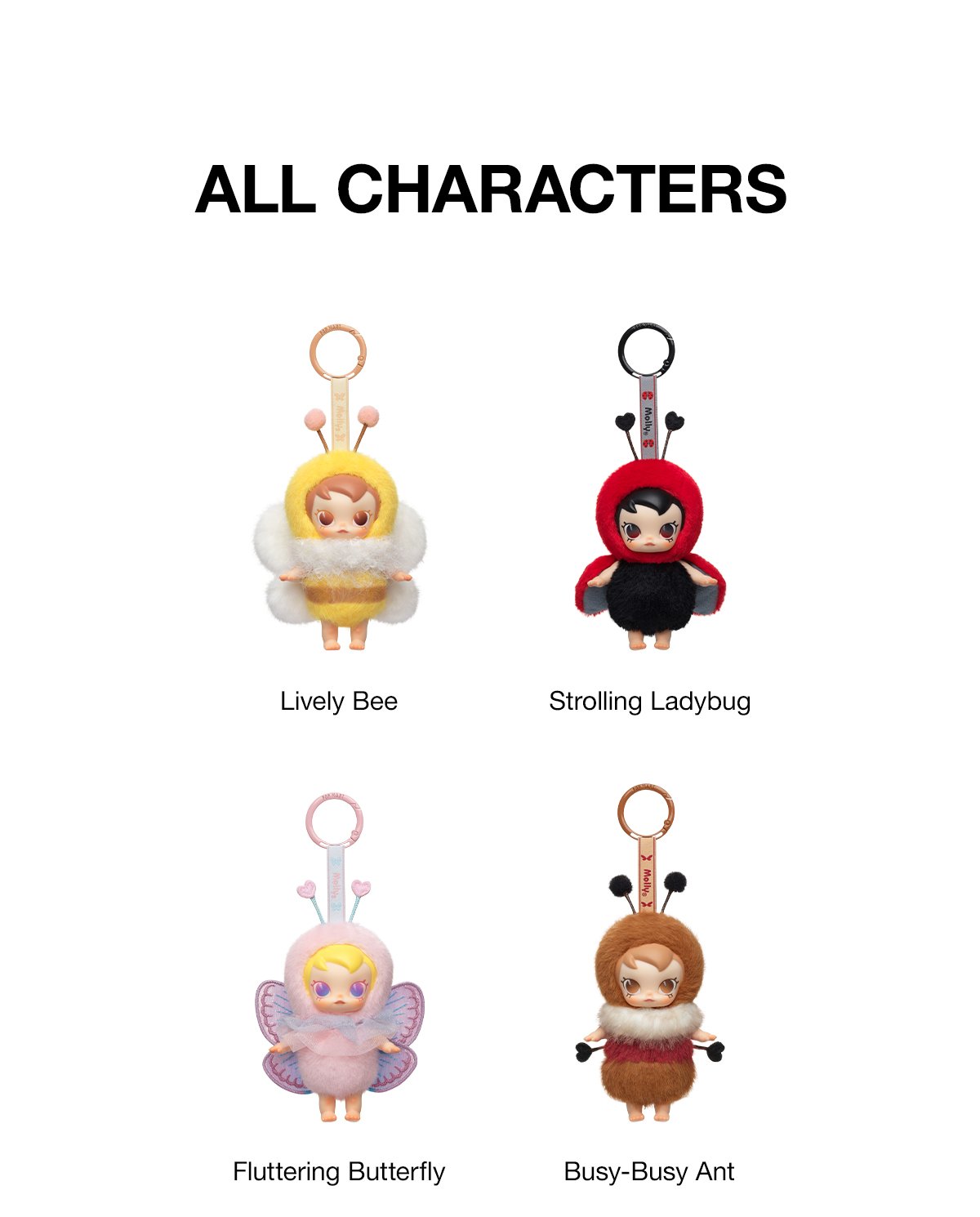 シークレット Baby Molly Buggy Roam トンボ ポップマート Baby Molly Buggy Roam Series - Vinyl Plush Pendant Blind Box | POP