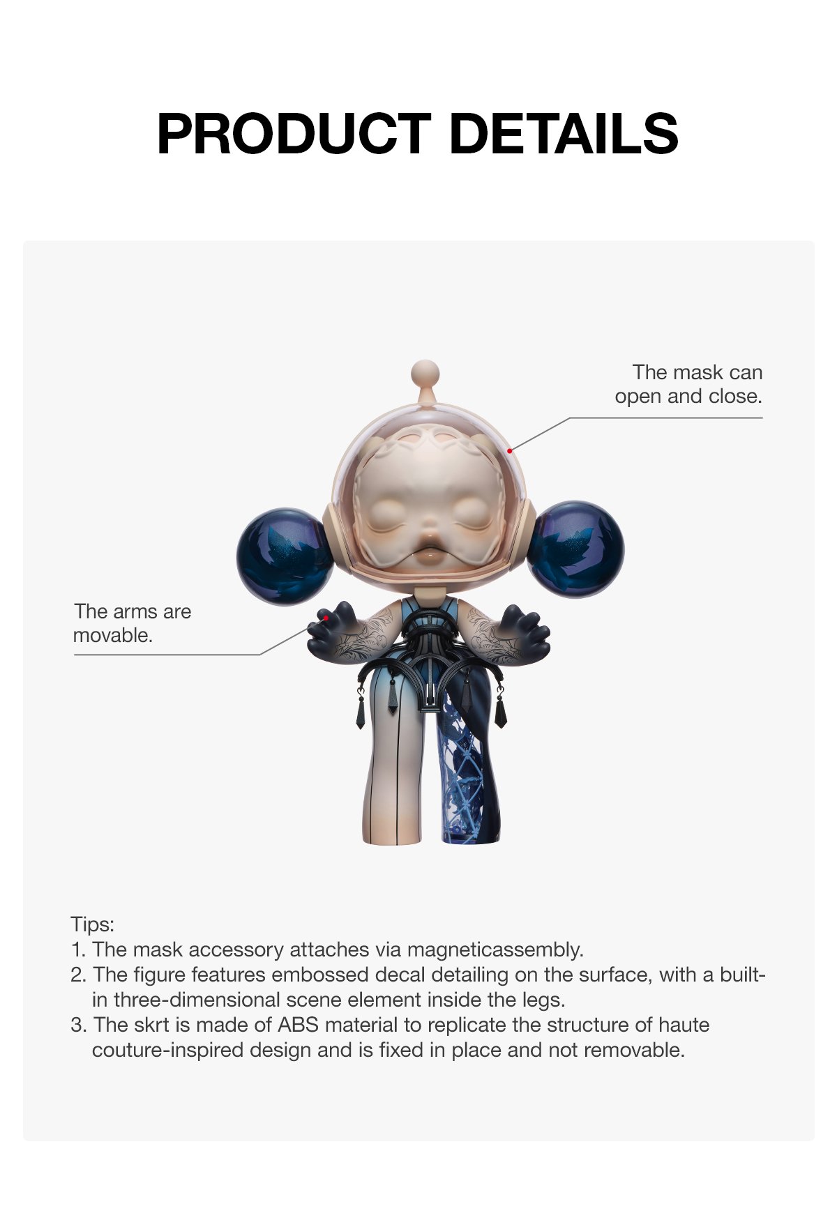 MEGA α SKULLPANDA 400% Guo Pei-Alternate Universe