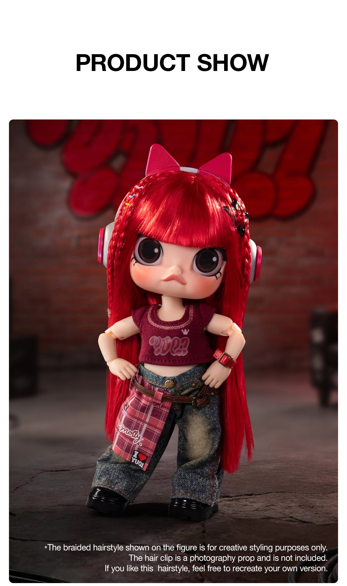 MOLLY × YUQI Series 1/8 Action Figure - POP MART Official