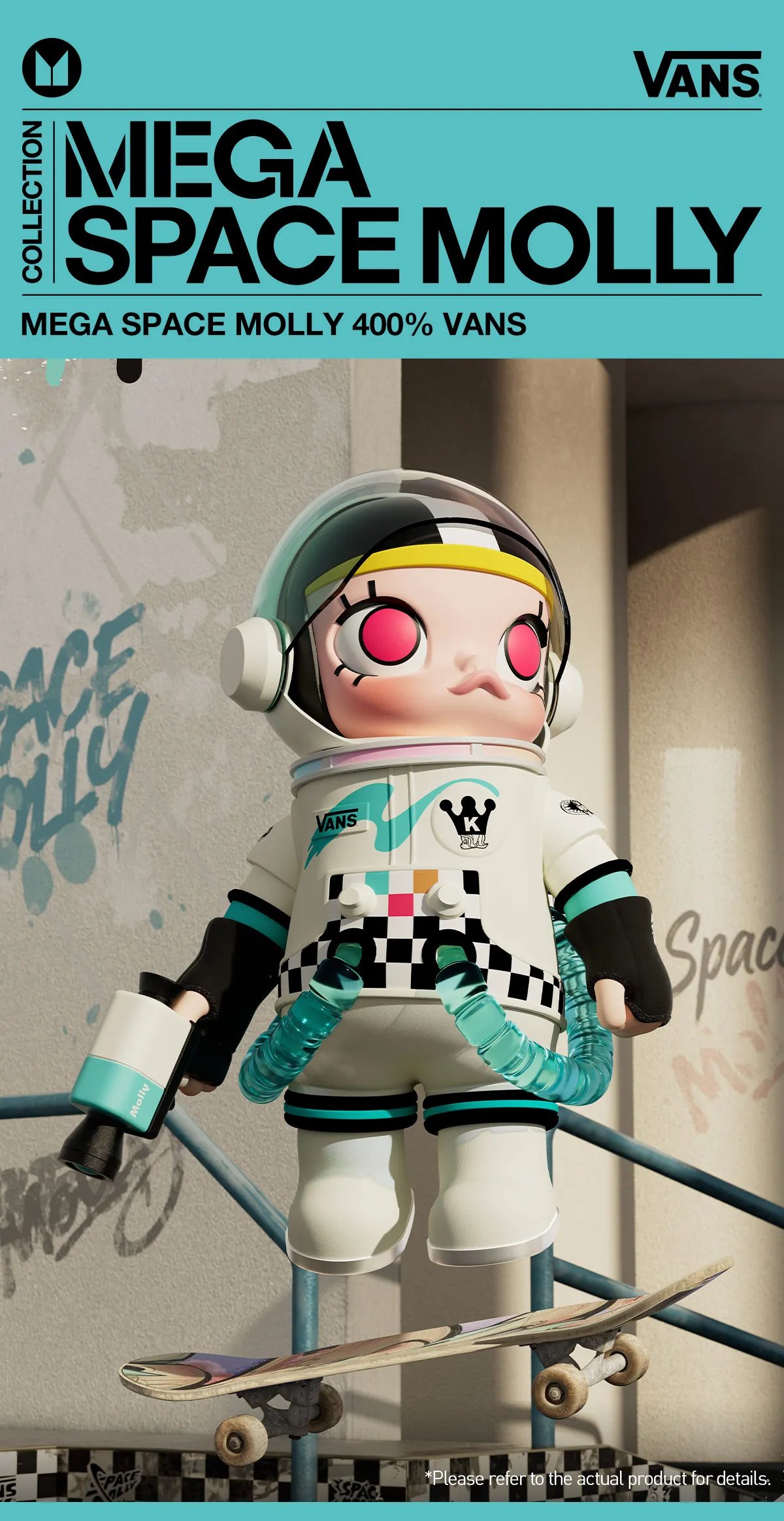 MEGA SPACE MOLLY 400% VANS | POP MART Official