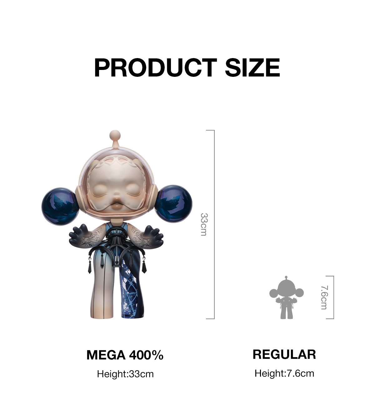MEGA α SKULLPANDA 400% Guo Pei-Alternate Universe | POP MART Official
