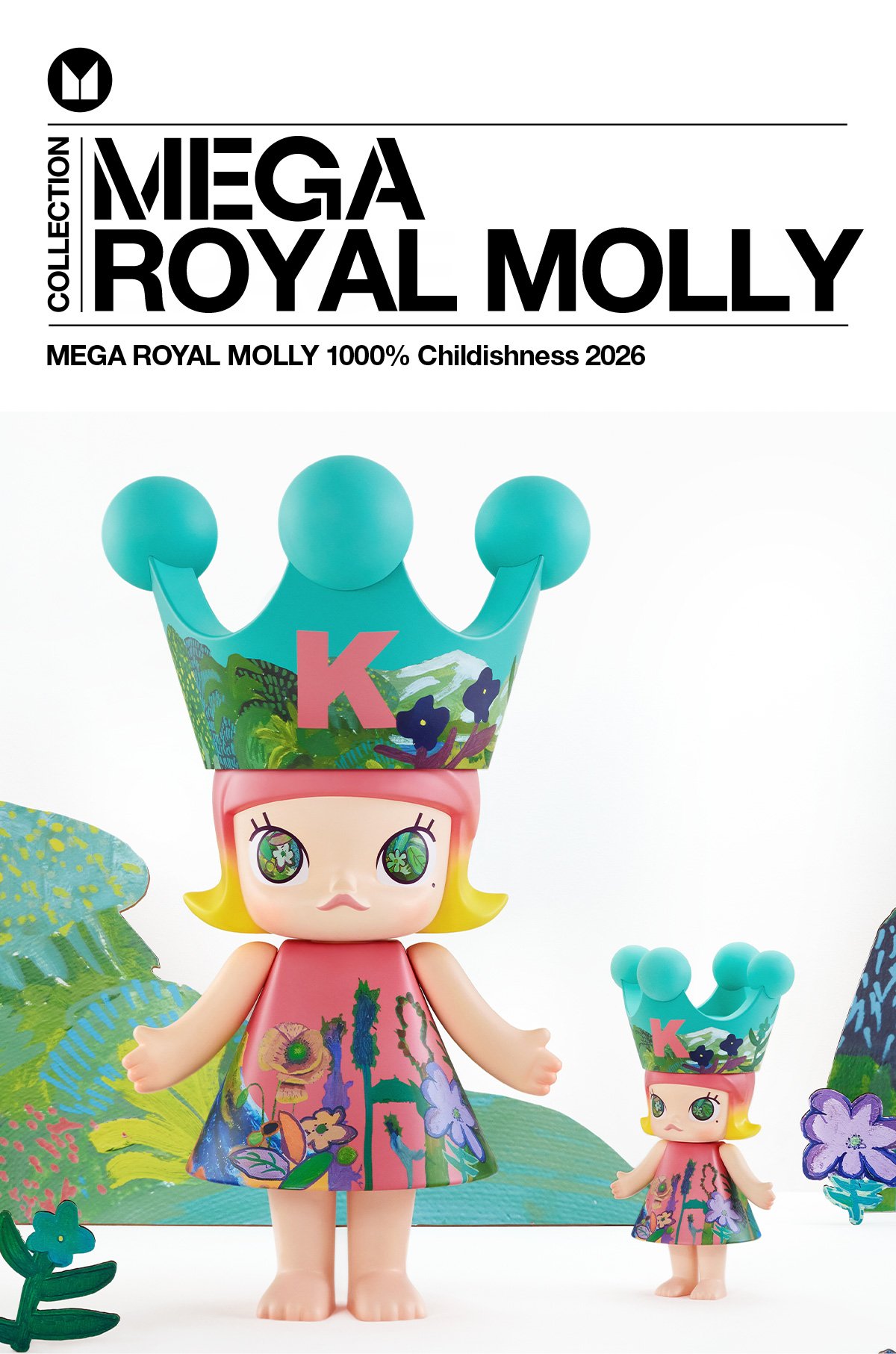 MEGA ROYAL MOLLY 1000% Childishness 2026 - POP MART Official
