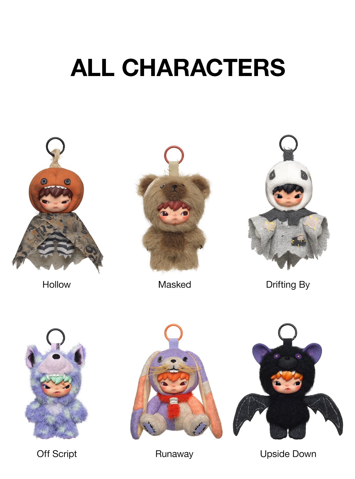 hiropon2029 Hirono After Dark Series Plush Doll Pendant