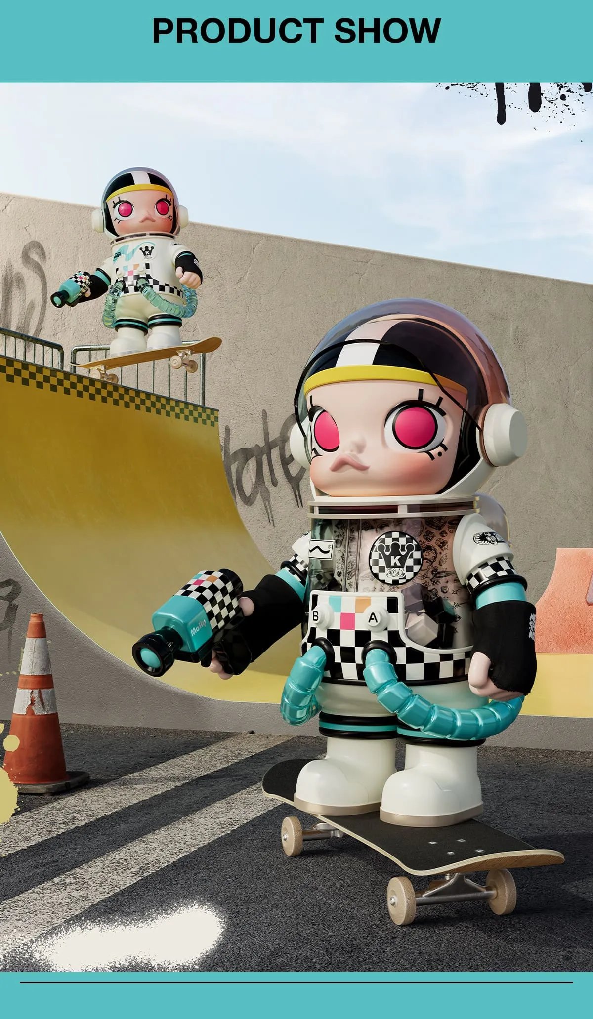 MEGA SPACE MOLLY 400% VANS | POP MART Official
