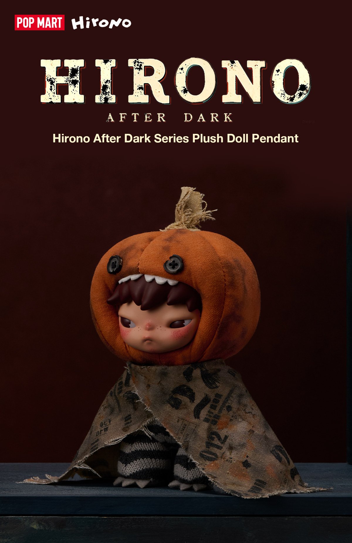 POP MART Hirono After Dark Series Plush Doll Pendant Blindbox