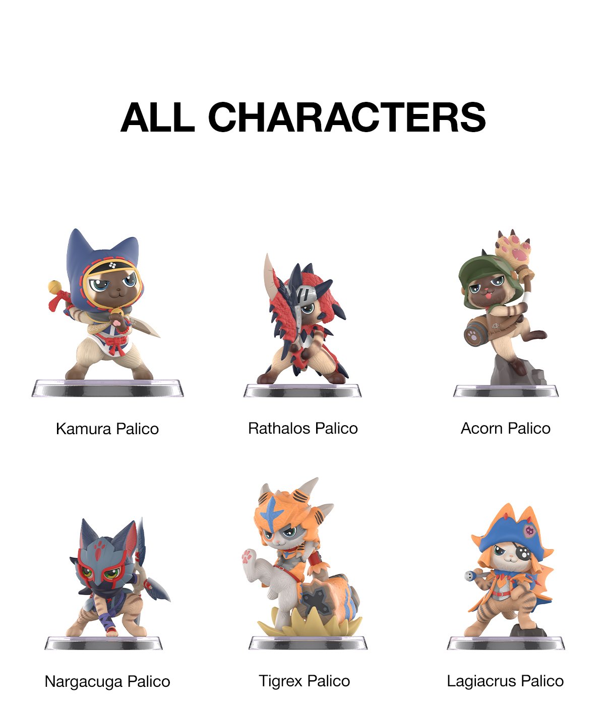 Monster Hunter Palico Series Figures - POP MART Official