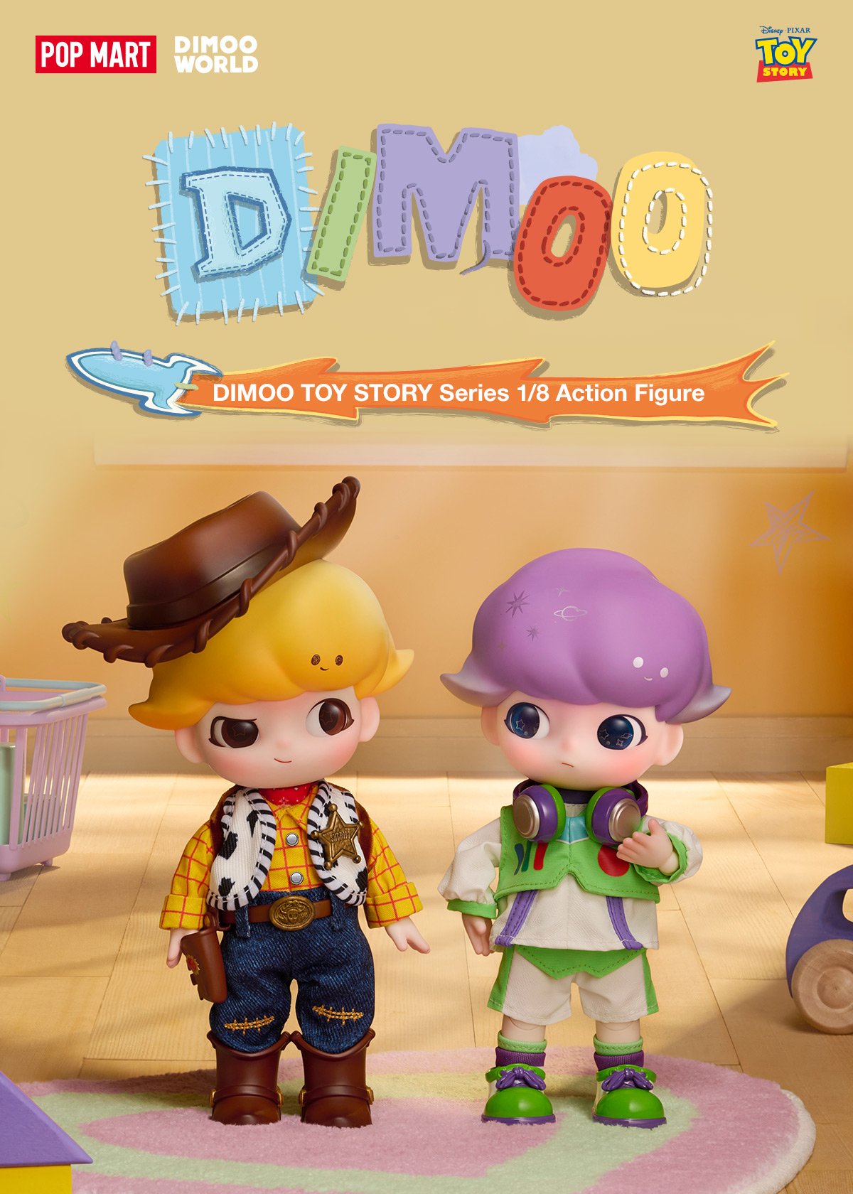 DIMOO Toy Story Series 1/8 Action Figure | POP MART Official