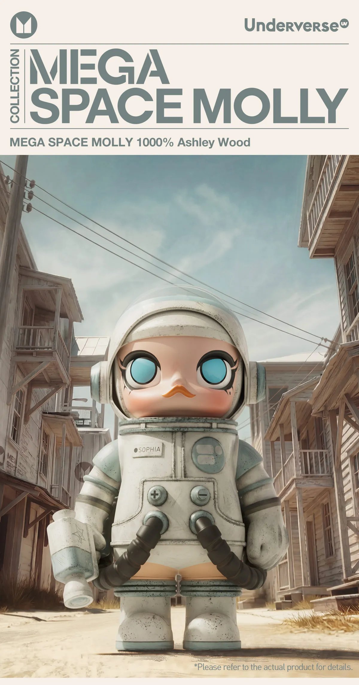 MEGA SPACE MOLLY 1000% Ashley Wood | POP MART Official