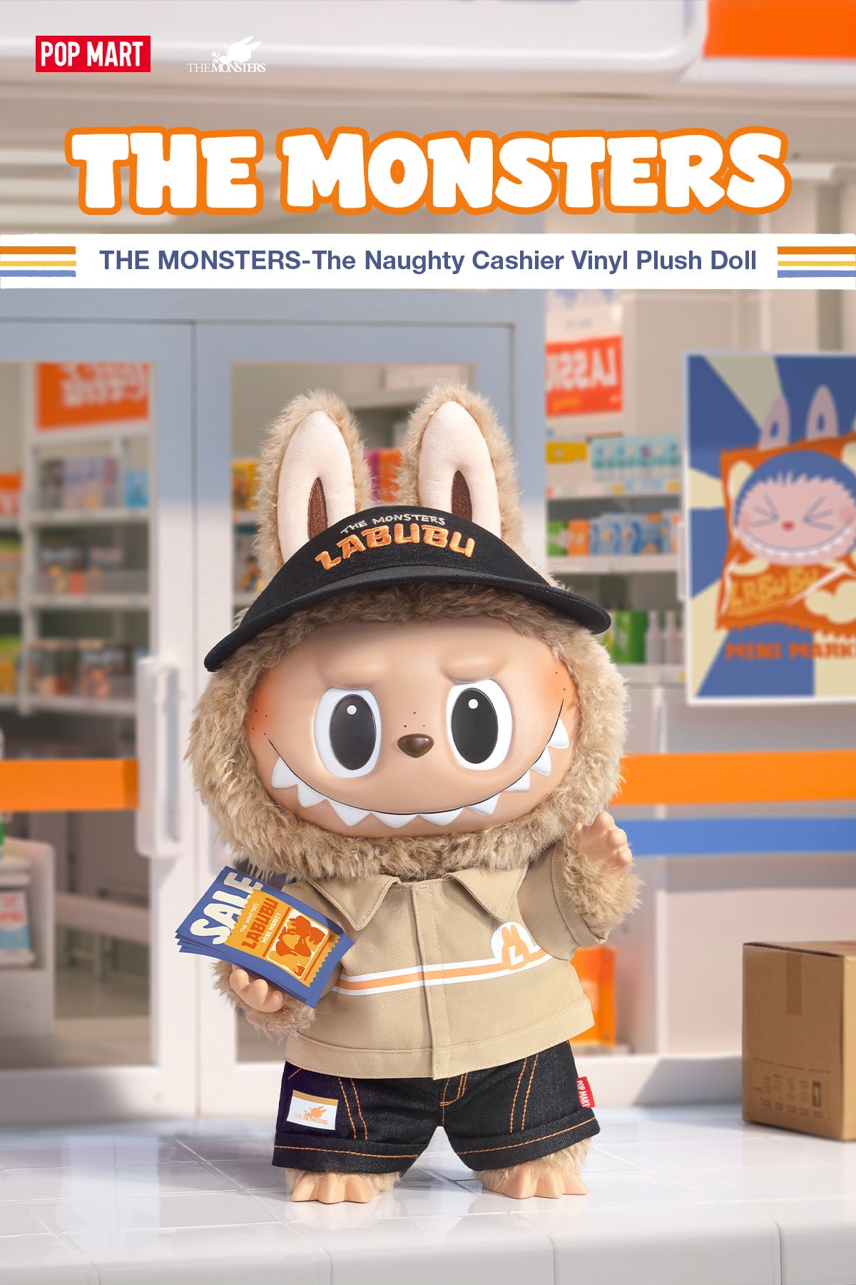 THE MONSTERS-The Naughty Cashier Vinyl Plush Doll | POP MART Official