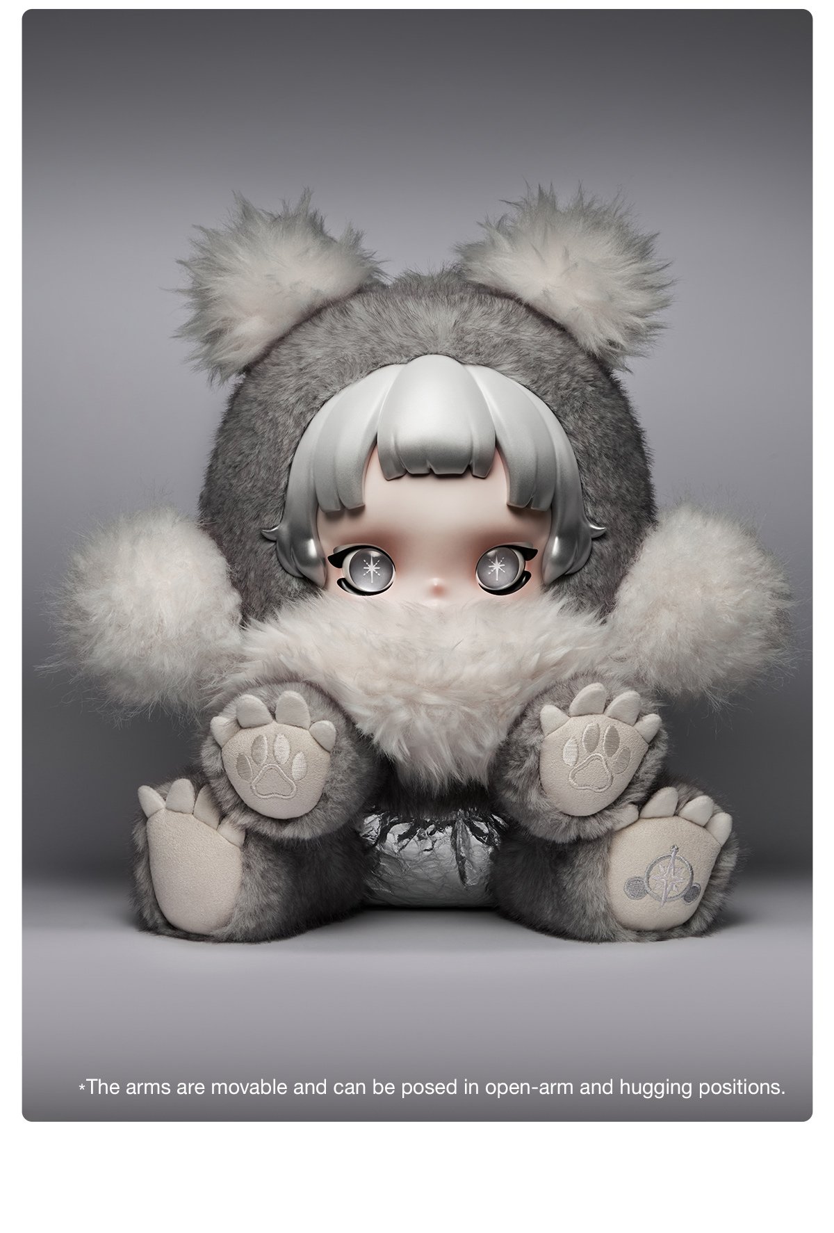 θ SKULLPANDA Punk Panda Plush Doll - POP MART Official