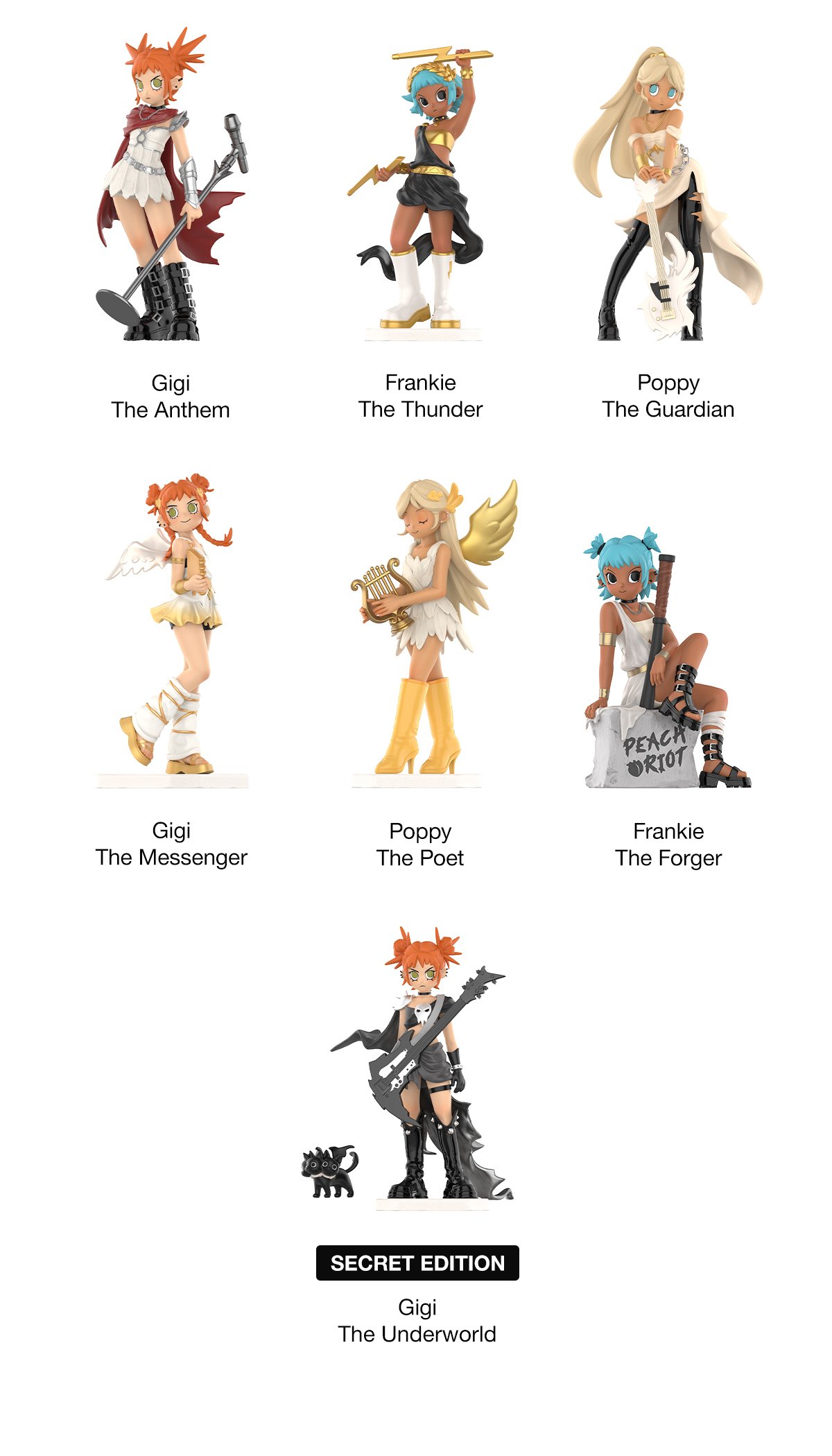 Peach Riot Power Chords Series Figures | POP MART Official