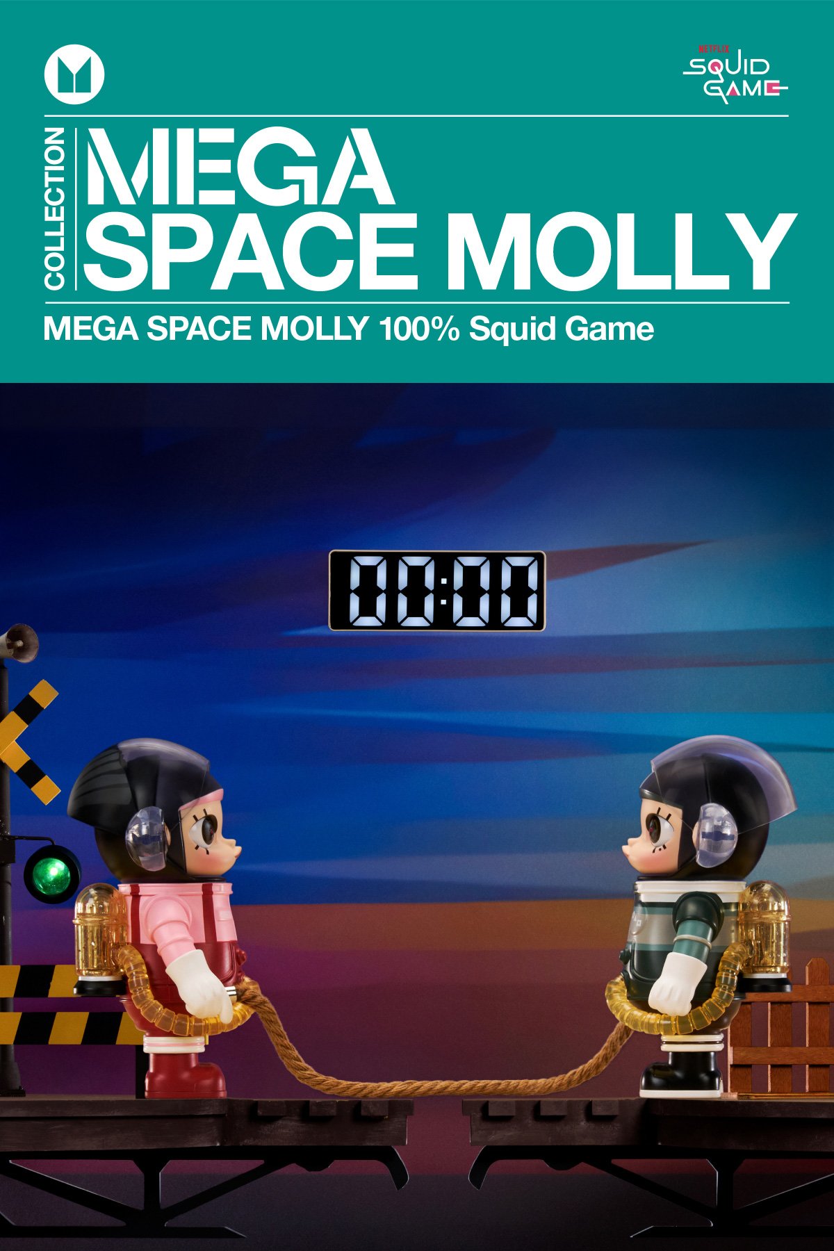 MEGA SPACE MOLLY 100% Squid Game - POP MART Official