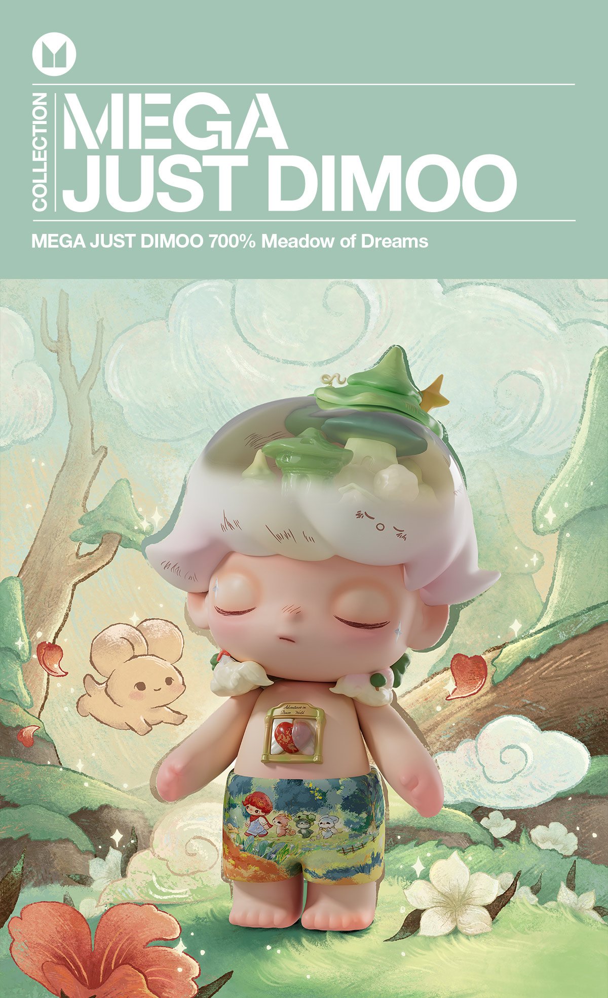 MEGA JUST DIMOO 700% Meadow of Dreams
